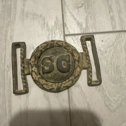 Civil War Confederate South Carolina Belt Buckle