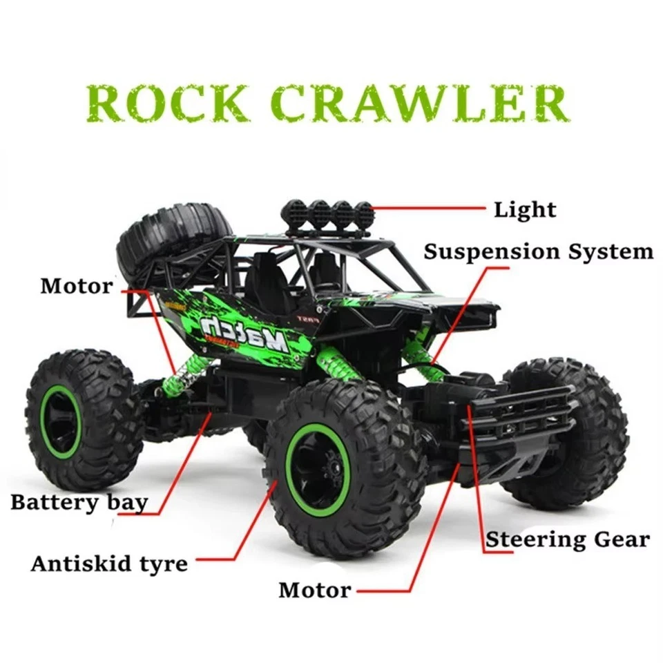 2025 1:12 / 1:16 4WD Off-Road RC Car – High-Speed Remote Buggy Truck for Kids - Image 3 of 4