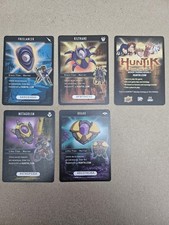 HUNTIK CCG/TCG - (LEGENDARY SAGA, LGS) Four U/R password cards.