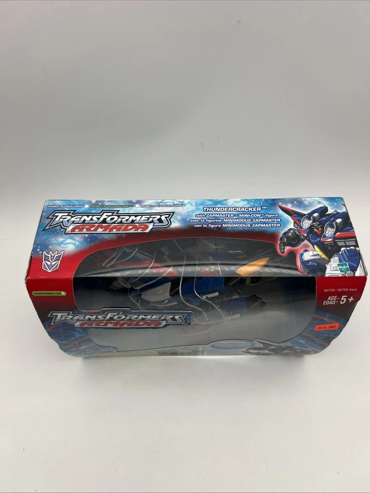 Transformers Armada THUNDERCRACKER Figure w/ Zapmaster Mini-con 2002 Hasbro NEW - Image 4 of 4