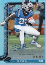 2025 Topps Chrome Trevor Etienne #RRA-TE Auto Refractor 298/499 Rookie Autograph