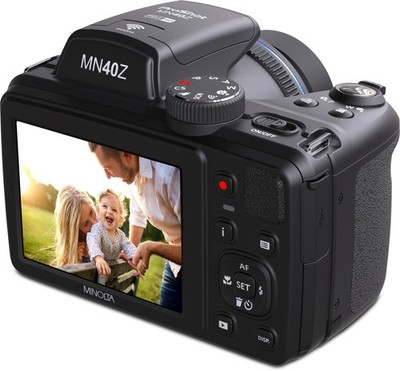 Minolta - ProShot MN40Z 20.0 Megapixel Bridge Camera with 40x