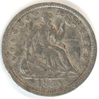 1853 SEATED LIBERTY HALF DIME ~ XF CONDITION ~ 1c START