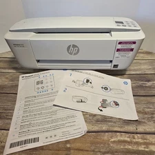 HP DeskJet All-In-One 3700 Series Printer Scanner Copier Compact Wireless White