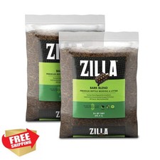 Zilla Reptile Terrarium Bedding Bark Blend 24 Quart 2 Count