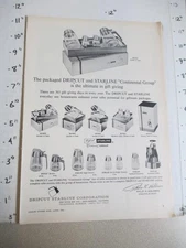 trade magazine ad 1964 DRIPCUT Starline S&P syrup condiment server restaurant