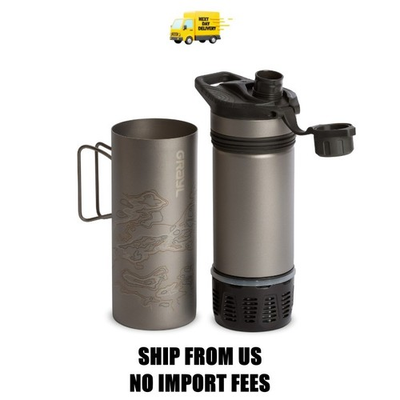 #ad #ad Grayl GeoPress Ti Water Filter and Purifier Bottle 24 fl. oz. $109.77