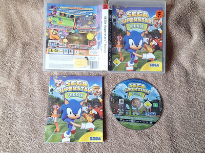 Sega Superstars Tennis (Sony PlayStation 3) mit Handbuch