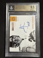2017 Panini Encased James Connor Rookie On Card Auto 46/75 Gem Mint 9.5 Pop 1. rookie card picture