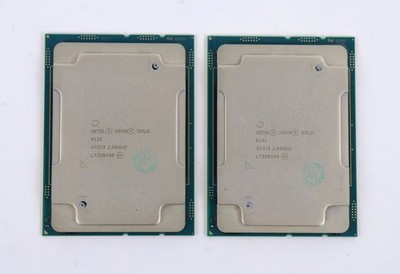 Lot 2 Intel Xeon Gold 6132 14-Core 2.6GHz 19.25MB LGA3647 Server Processor SR3J3