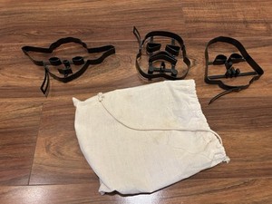 SET OF 3 STAR WARS PANCAKE MOLDS YODA, DARTH VADER & STORMTROOPER William Sonoma