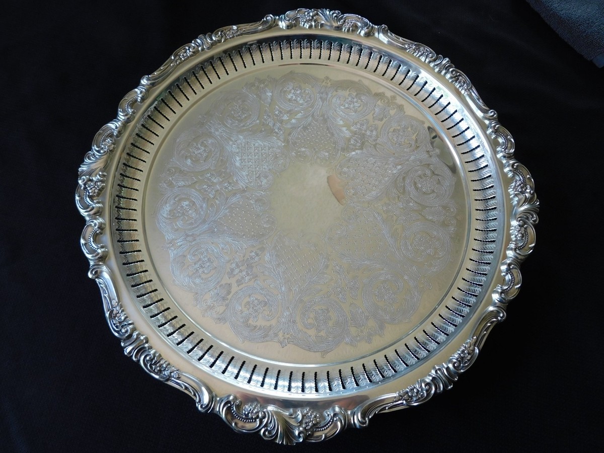 Wallace Baroque Serving Tray Platter 16.5