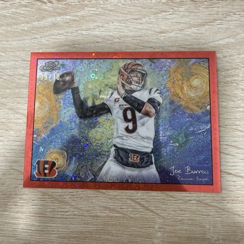 Topps 2025 Cosmic Chrome Stars in the Night Joe Burrow Bengals STN-13 09/10