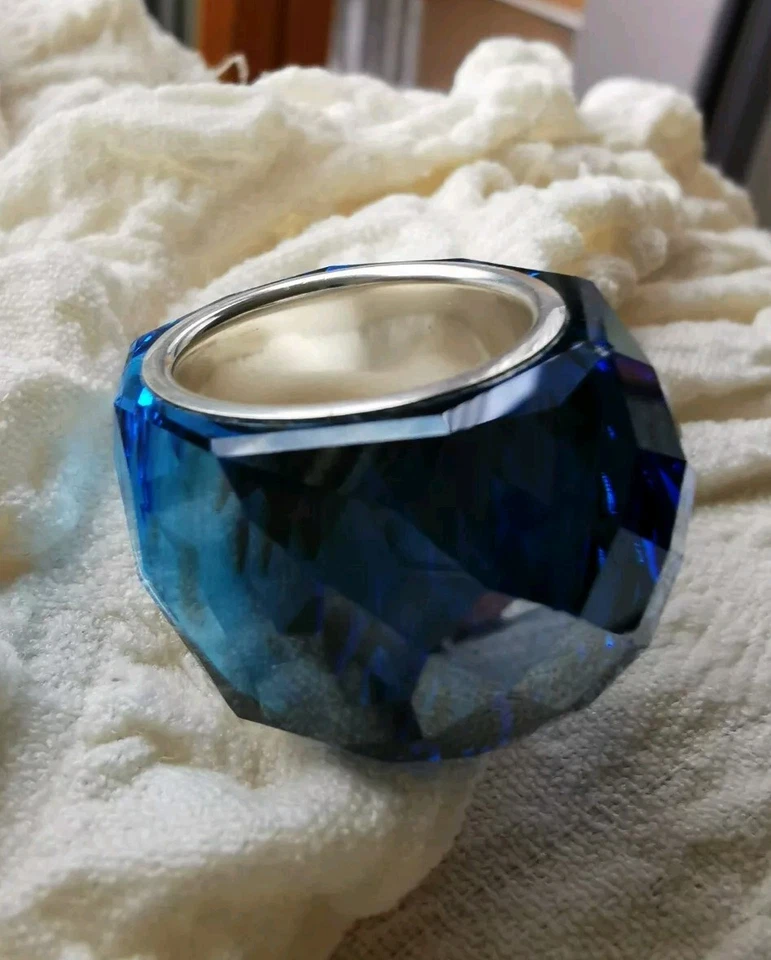 Swarovski Nirvana Ring Gr.55 Blau 960049