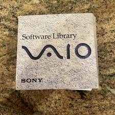 Sony Vaio 1996 Software Recovery Disk Library Vintage Computer Software - 16 CDs