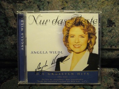 Signierte CD - Angela Wiedl - Nur das Beste - Autogramm