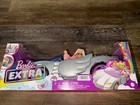 Barbie Car, Barbie Extra Set, Sparkly Silver 2-Seater Toy Convertible with Puppy — photo 2