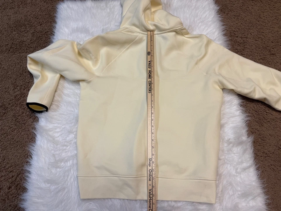 Sudadera con capucha Nike Sportswear Tech polar cortavientos leche de coco talla grande FB7921-113 Foto 4 de 4