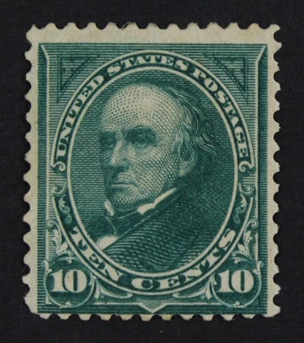 CKStamps: US Stamps Collection Scott#273 10c Webster Mint H OG Gum Disturb