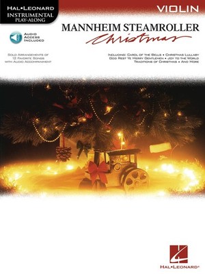 Mannheim Steamroller Christmas for Violin Solo Sheet Music Play-Along Book Audio