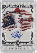 2025 Panini Boys of Summer America's Best Signatures 17/99 Tekoah Roby Auto 0jr6