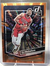 2023-24 Panini Donruss - C.J. McCollum #95 Holo Orange Laser /125