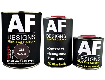 FÜR GeneralMotors 79A8663 Dark Claret Red 2,5L Autolack Set Klarlack Härter