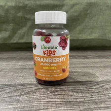 Cranberry Gummies for Kids  | Great Tasting Cranberry Supplement | 60 Count 