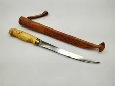 J. Marttiini Rapala Finland Fishing Filet Knife & Leather Sheath 8-3/4" Blade