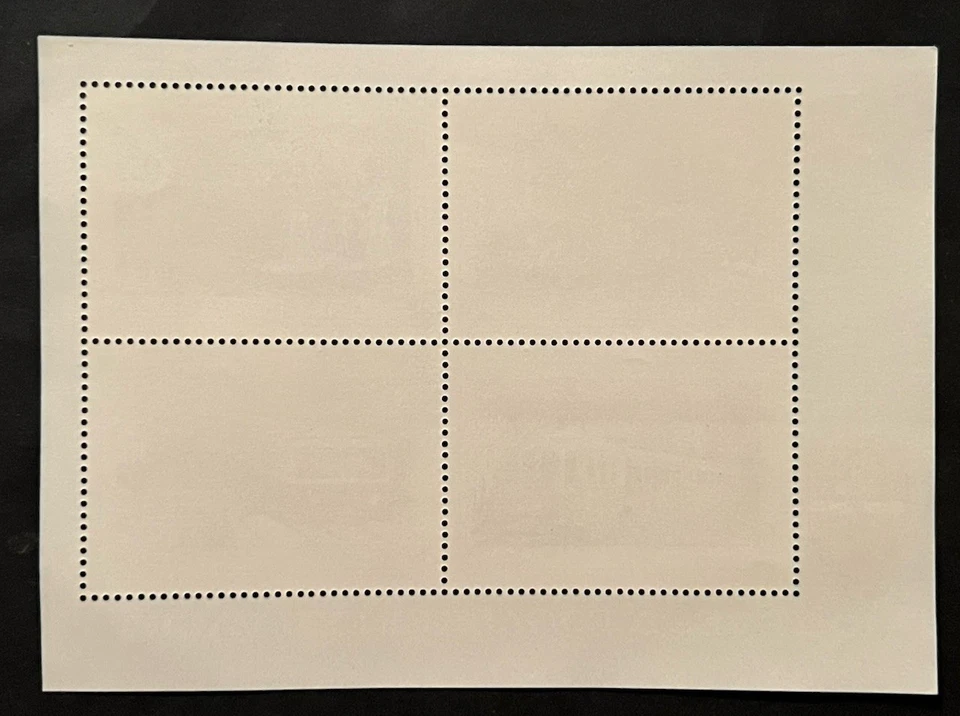 Sellos de viaje: hoja de recuerdo de Hungría 1974 #2296 Budapest Rock Railway MNH OG Foto 4 de 4