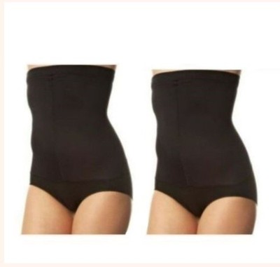 LOT OF 2 Spanx Shapewear High Waist Briefs Size C Black Medium