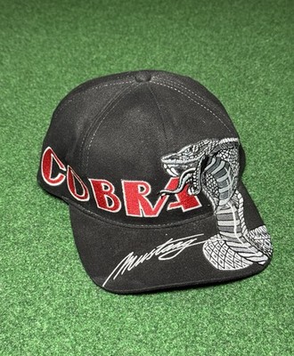 Ford Mustang Shelby Cobra Vintage SAMPLE Hat 90s RARE Embroidered Cap Snapback