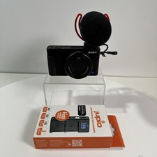 Sony ZV-1 Digital Camera Black Zeiss Vario-Sonnar f/1.8-2.8 Flip Screen