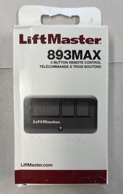 GENUINE 893MAX 3 Button LiftMaster Garage Door Opener Remote OEM