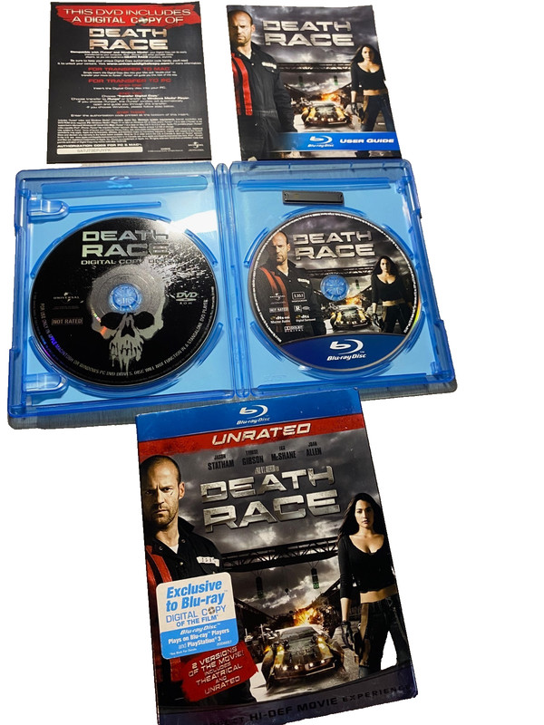 Death Race (Blu-ray/DVD,  2-Disc Set, Includes Digital Copy UltraViolet)