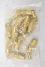 Lot of 10 DME Jiffy-Tite Sockets 45° Stems Fits 1/2" Hose JS328 Brass Couplings