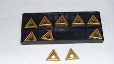NEW 10PCS TCMT-431 C5 TIN COATED CARBIDE INSERTS