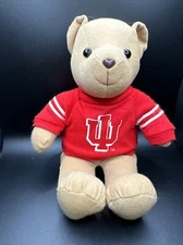 Vintage 1984 IU Stuffins Bear W/red Sweater 8.5” Indiana University