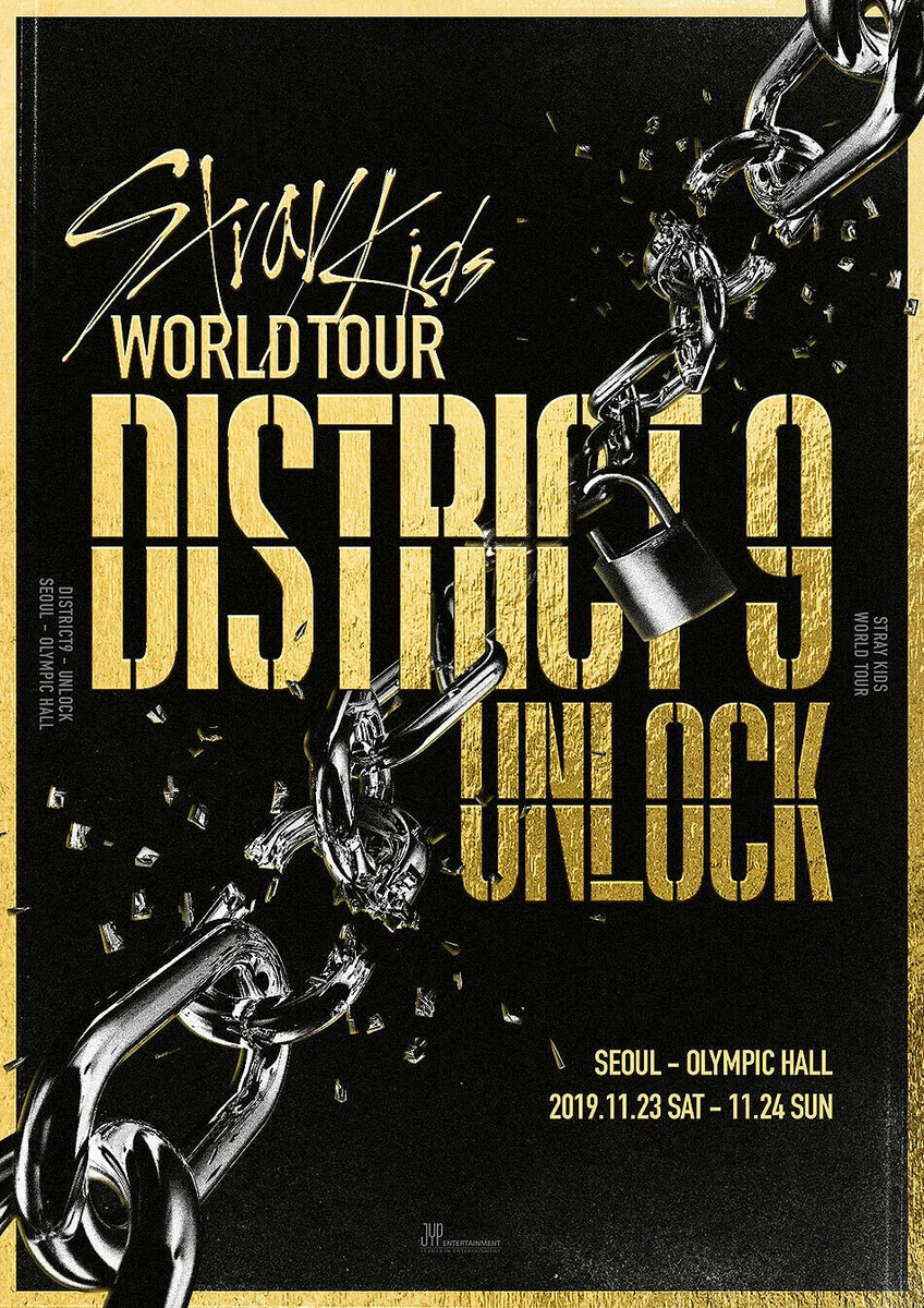 STRAY KIDS District 9 Unlock in SEOUL WORLD TOUR DVD BLU-RAY