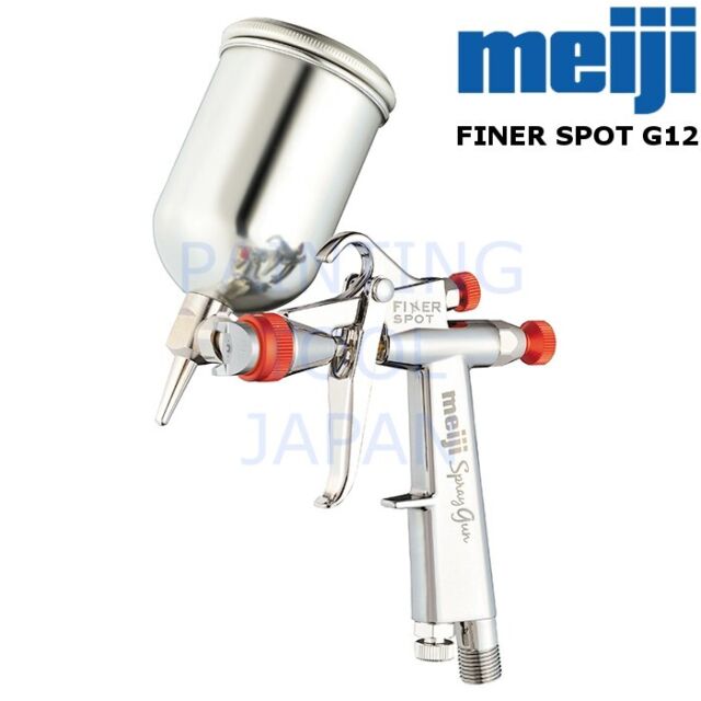 Meiji FINER SPOT G12 1.2mm with 150ml Cup Side Cup Spray Gun for Partial repair