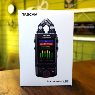 TASCAM「Portacapture X8」・AK-BT1・WS-86 Portacapture X8 | 8-Channel 32-Bit Float Portable Audio Field