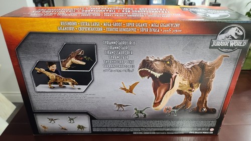 Jurassic World Dino Rivals 40" Super Colossal Tyrannosaurus Rex T-Rex NEW - Picture 7 of 8