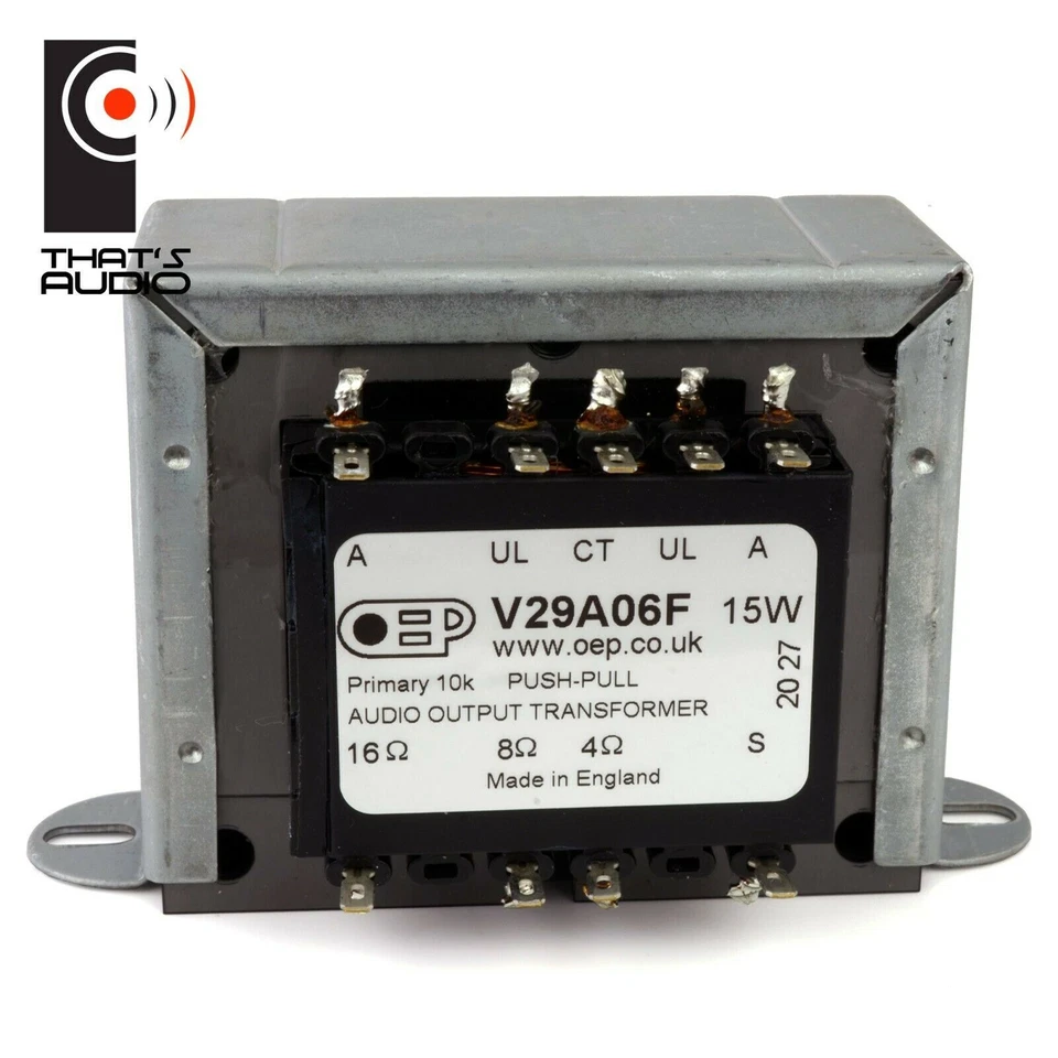 Valve Amplifier Output Transformer 15W PUSH-PULL (EL84 6V6GT 6F6) OEP V29A06F - Image 2 of 4