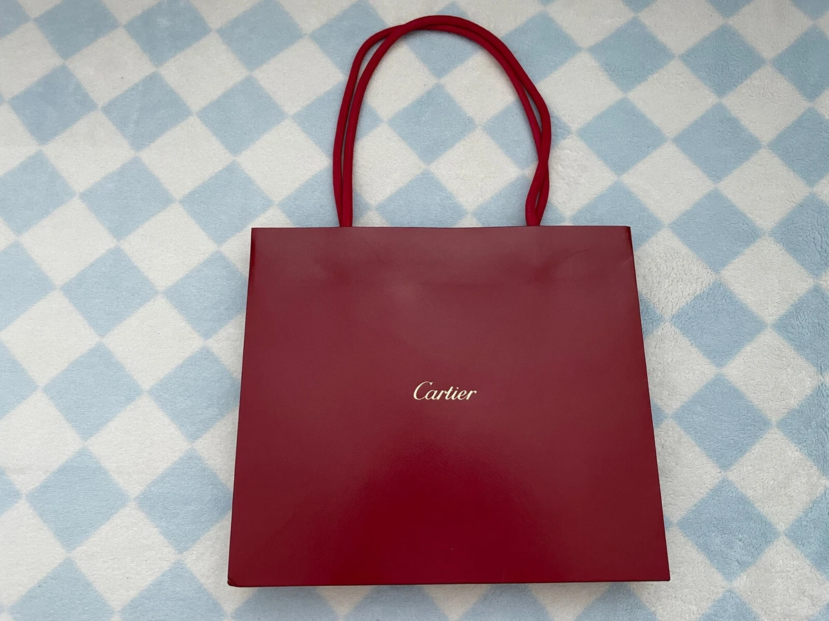 authentic cartier paper bag