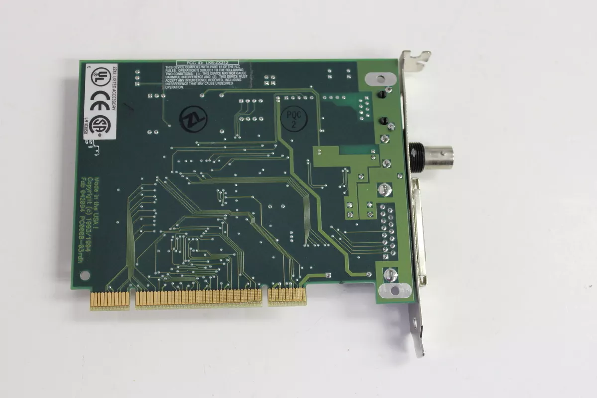 ZNYX ZX312 SA0011 ETHERACTION PCI ETHERNET ADAPTER WITH WARRANTY