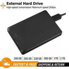 USB 3.0 Externa Gaming Hard Drive Xbox PS4 PS5 MAC PC 500GB 1TB 2TB Laptop HDD