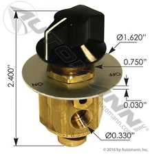 Automann 170.90054088 Manually Operated Valve (Replaces Haldex Midland 90054088)