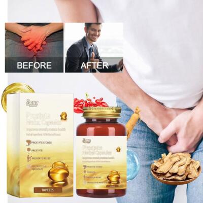 10Pcs/bottle Prostate Health Capsules, Prostate Supplement Capsules  DE
