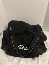 Titleist Golf Travel Duffle Bag Black and Shoe Compartment