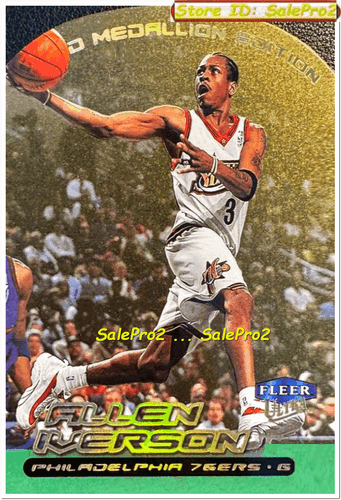100++ ALLEN IVERSON NBA SINGLES ROOKIE INSERT GAME JERSEY SET LOT YOU PICK LIST - Picture 42 of 66